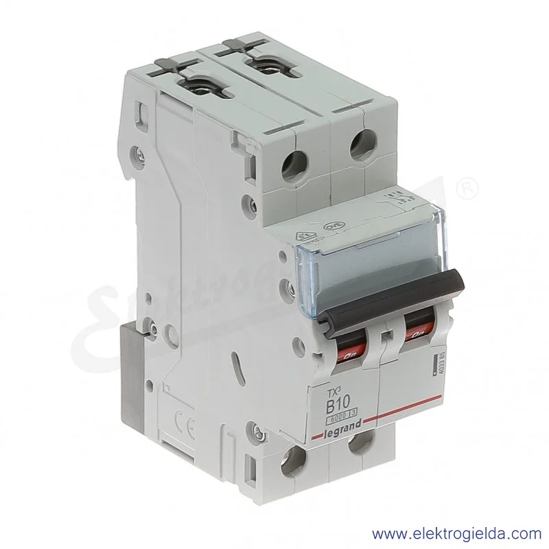 Wyłącznik nadprądowy S302 B10 2P 6kA AC TX3