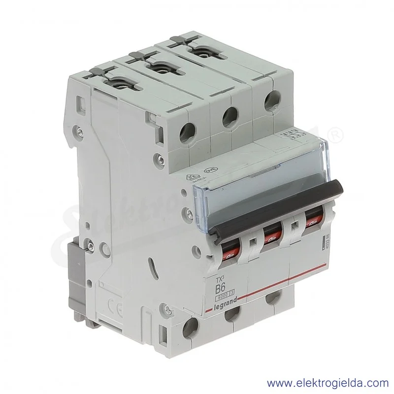 Wyłącznik nadprądowy S303 B 6 3P 6kA AC TX3