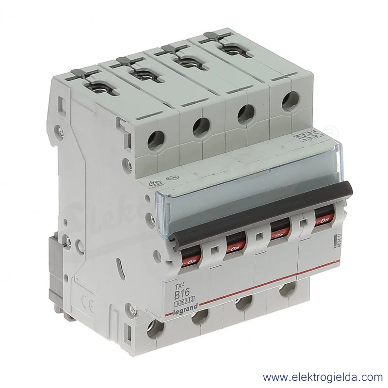 Wyłącznik nadprądowy S304 B 16 4P 6kA AC TX3
