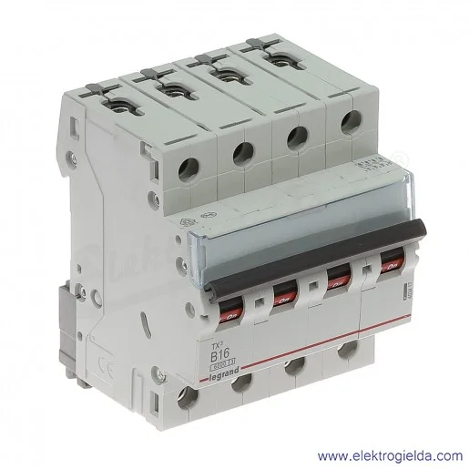 Wyłącznik nadprądowy S304 B 16 4P 6kA AC TX3