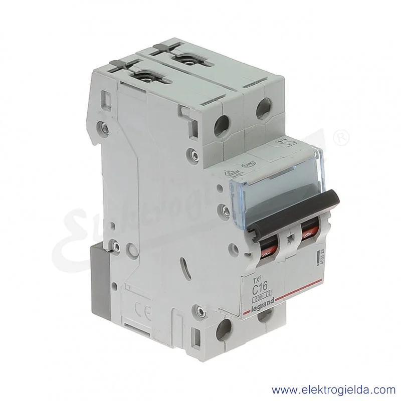 Wyłącznik nadprądowy S302 C 16 2P 6kA AC TX3