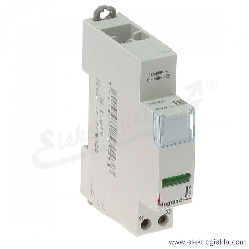 Lampka sygnalizacyjna 412926, L 403, zielona LED 110...400VAC
