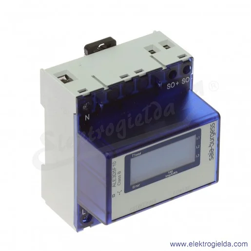 Licznik energii ALE3D5F10KB3A00, 3-fazowy 3x230/400 VAC 50Hz, do 65A, montaż DIN