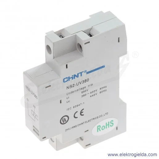 Wyzwalacz podnapięciowy 511623, NS2-UV380, 380-400VAC