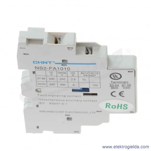 Styki pomocnicze 511637, NS2-FA1010, sygnalizacyjne