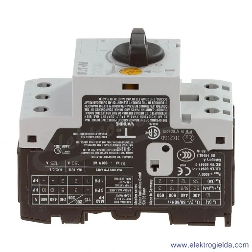 Wyłącznik ochrony transformatora PKZM0-16-T 3P 7,5kW 10-16A