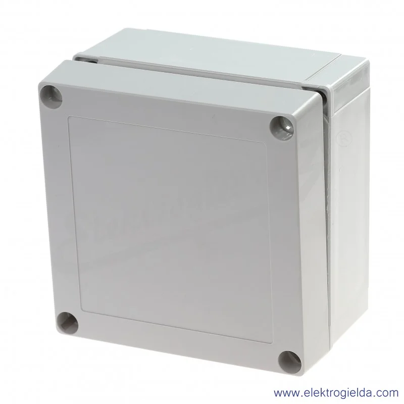 Obudowa ABS 125/75 HG 130x130x75 pokrywa szara IP 66/67