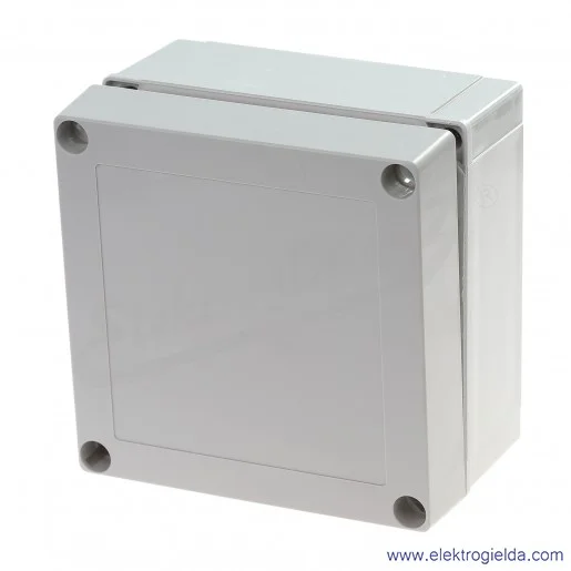 Obudowa ABS 125/75 HG 130x130x75 pokrywa szara IP 66/67