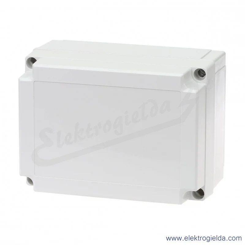 Obudowa ABS 150/100 HG 180x130x100 pokrywa szara IP 66/67