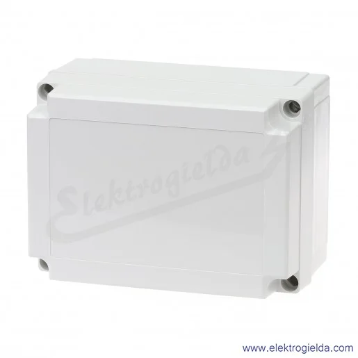 Obudowa ABS 150/100 HG 180x130x100 pokrywa szara IP 66/67