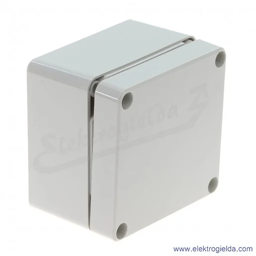 Obudowa PC 080806 80x82x55 pokrywa szara IP66/IP67
