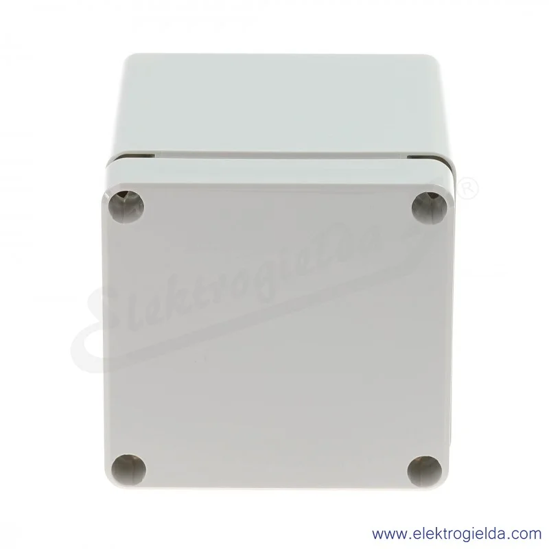 Obudowa PC 080809 80x82x85 pokrywa szara IP66/IP67