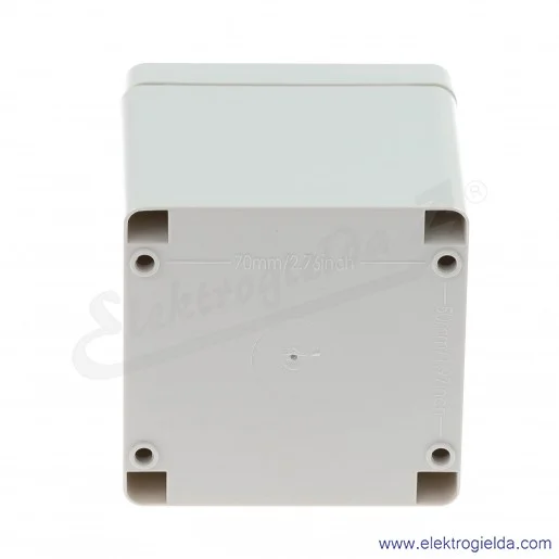 Obudowa PC 080809 80x82x85 pokrywa szara IP66/IP67