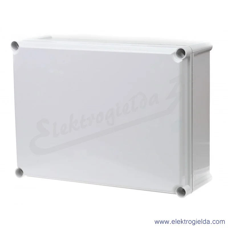 Obudowa ABS 3828 13 G 378x278x130 pokrywa szara IP66/67