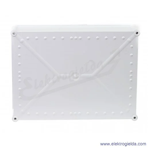 Obudowa ABS 3828 13 G 378x278x130 pokrywa szara IP66/67