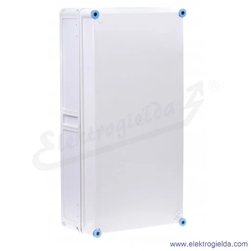 Obudowa K 0401 IP 65, 300x600x170, bez przetłoczeń, pokrywa nieprzezroczysta Obudowa K 0401 IP 65, 300x600x170, bez przetłoczeń, pokrywa nieprzezroczysta