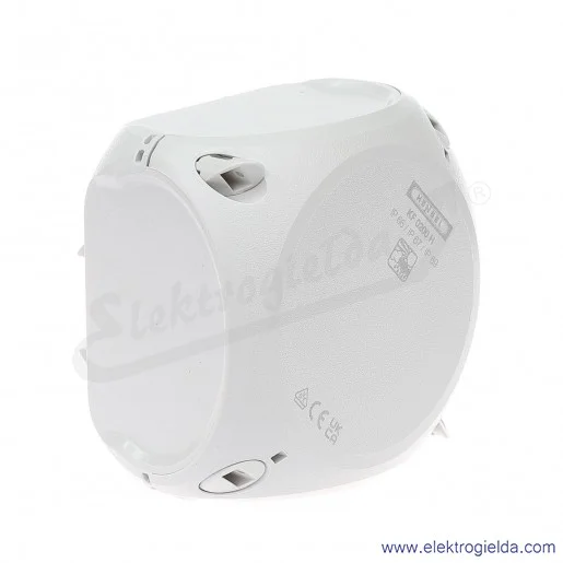 Puszka natynkowa KF 0200 H szara, IP 66/IP 67, 93x93x62, odgałęźna, bez przetłoczeń, bez zacisków Puszka natynkowa KF 0200 H szara, IP 66/IP 67, 93x93x62, odgałęźna, bez przetłoczeń, bez zacisków