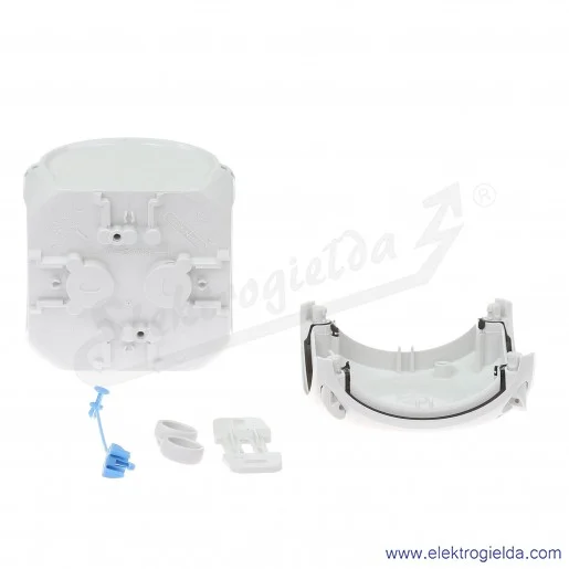 Puszka natynkowa KF 0200 H szara, IP 66/IP 67, 93x93x62, odgałęźna, bez przetłoczeń, bez zacisków Puszka natynkowa KF 0200 H szara, IP 66/IP 67, 93x93x62, odgałęźna, bez przetłoczeń, bez zacisków