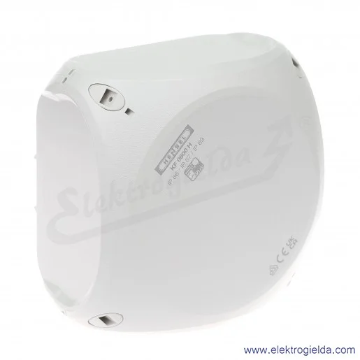 Puszka natynkowa KF 0600 H szara, IP 66/IP 67, 130x130x77, odgałęźna, bez przetłoczeń, bez zacisków