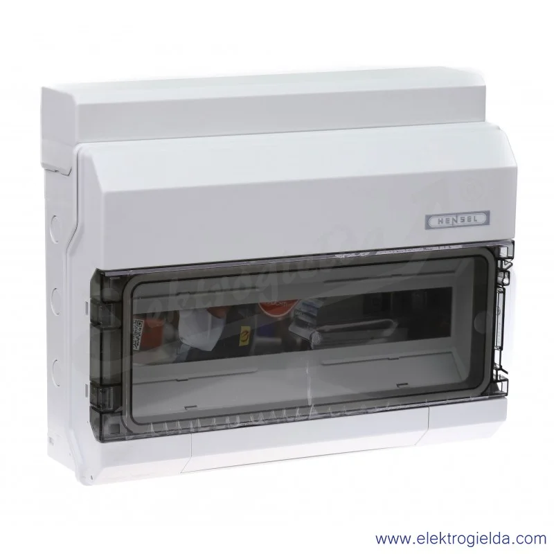 Rozdzielnica KV 1518 natynkowa, 1x18 modułów, IP 54, z zaciskami bezśrubowymi Fixconnect
