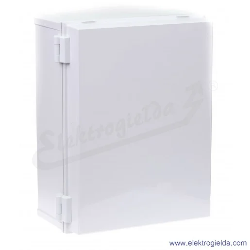 Szafka CAB ABS 403018 G 400x300x180, drzwi szare zamykane na klamry na dłuższym boku IP65 Szafka CAB ABS 403018 G 400x300x180, drzwi szare zamykane na klamry na dłuższym boku IP65