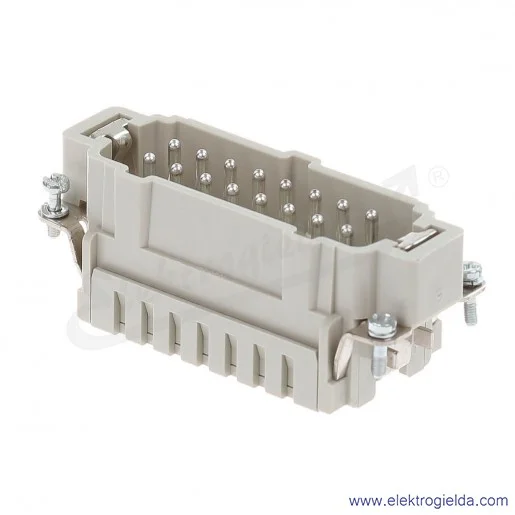 Złącze męskie HDC 09330162616, HAN 16ES-M, 16P