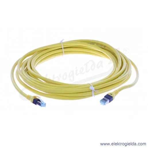 Przewód łączeniowy 09474747117, RJ45, 7m, żółty, Patch cord
