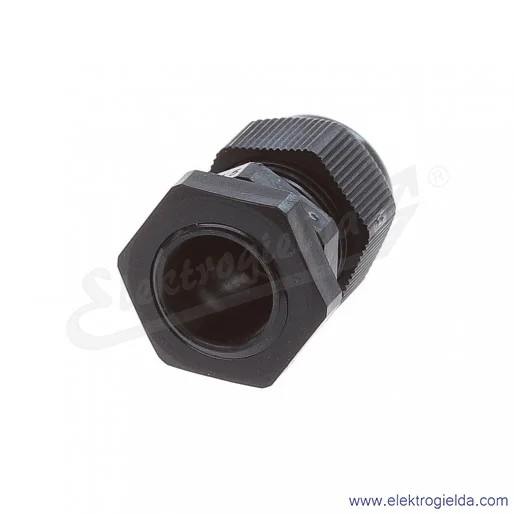Dławnica ASS 20 skręcana IP 66/IP 67, M 20, śr. kabla: 5-13,5 mm, do inst. zewnętrznych, czarna Dławnica ASS 20 skręcana IP 66/IP 67, M 20, śr. kabla: 5-13,5 mm, do inst. zewnętrznych, czarna