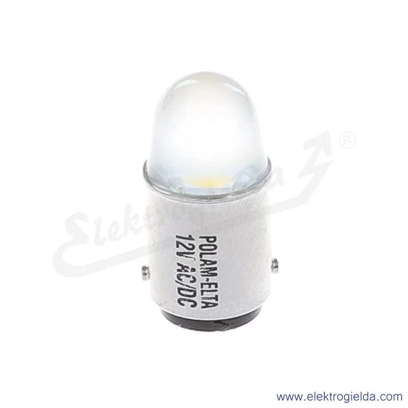 Żarówka LW-BA15D-12AC/DC biały LED 12VAC/DC