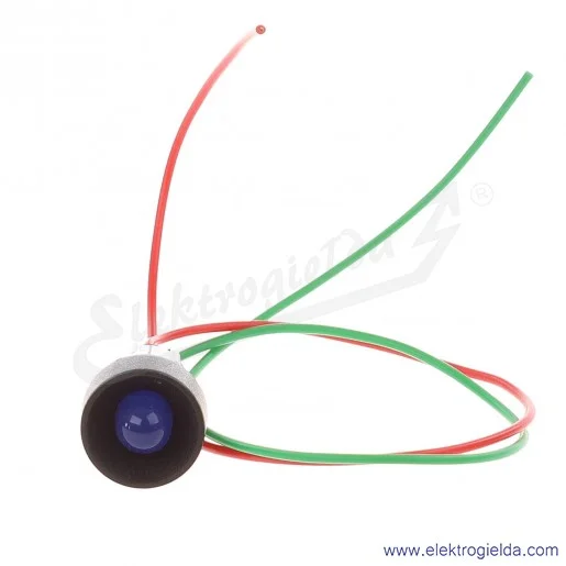 Lampka sygnalizacyjna LB-D10-24VAC/DC niebieska LED 10mm 24VAC/DC