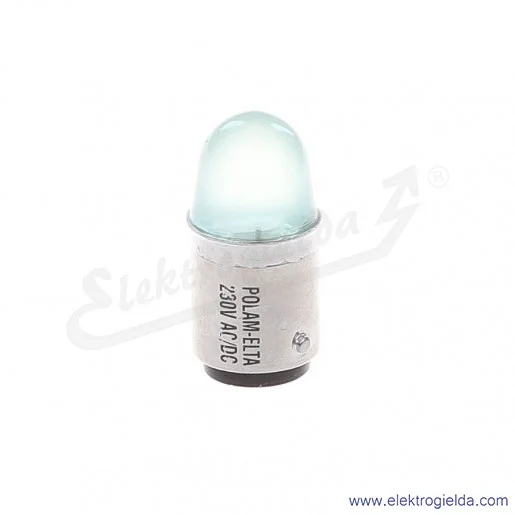 Żarówka LG-BA15D-230AC zielony LED 230VAC