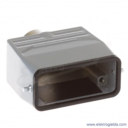 H-A 10 TG 16 Obudowa wtyczki prosta aluminiowa wkłady 10 pinów 16A 400V