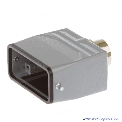 H-A 10 TG 16 Obudowa wtyczki prosta aluminiowa wkłady 10 pinów 16A 400V
