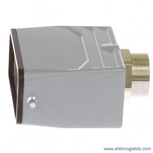 H-A 10 TG 16 Obudowa wtyczki prosta aluminiowa wkłady 10 pinów 16A 400V