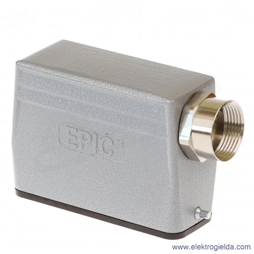H-A 16 TS 16 Obudowa wtyczki boczna aluminiowa wkłady 16 pinów 16A 400V