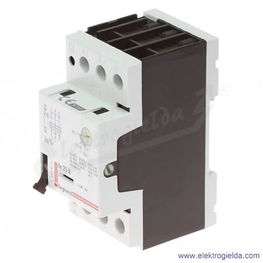 Wyłącznik silnikowy modułowy 606832, M 250 18-25A, 1z+1r, prąd zadziałania wyzwalaczy 350A