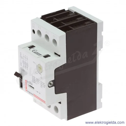 Wyłącznik silnikowy modułowy 606829, M 250 6.3-10A 1z+1r, prąd zadziałania wyzwalaczy 140A