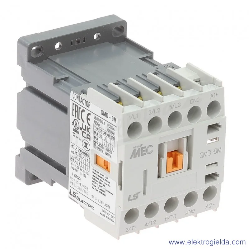 Stycznik GMD-9M 24DC 1A, GMD-9M, 1Z, 4KW, 24VDC, 9A, Metamec
