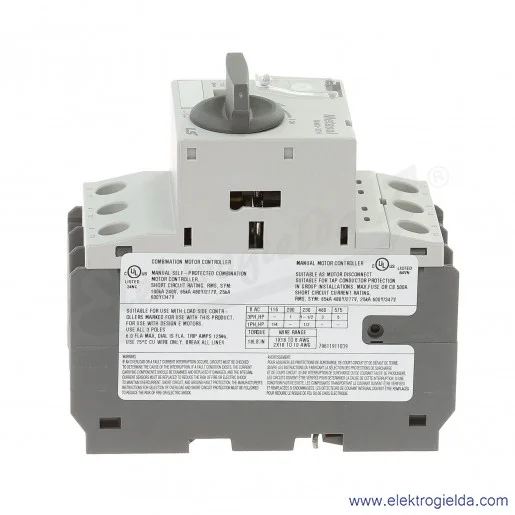 Wyłącznik silnikowy MMS-32H 6A 3P 2,2kW 4-6A