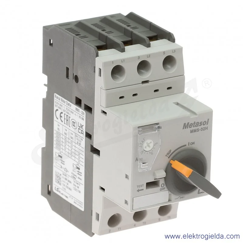Wyłącznik silnikowy MMS-32H 10A 3P 4kW 6-10A