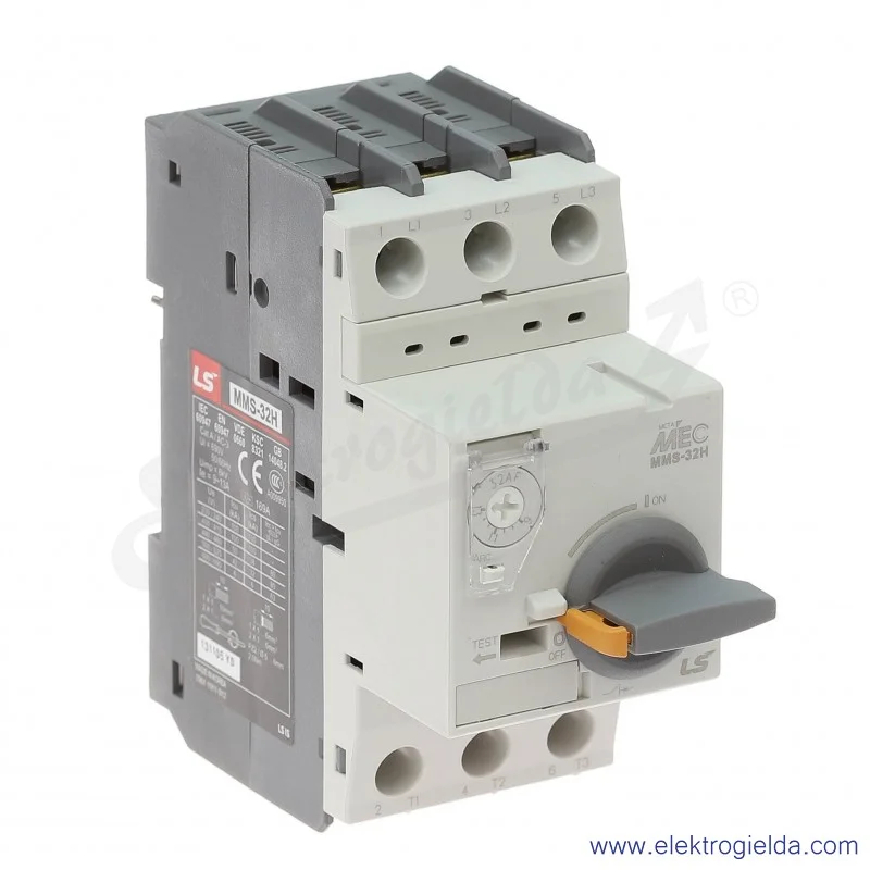 Wyłącznik silnikowy MMS-32H 13A 3P 5,5kW 9-13A