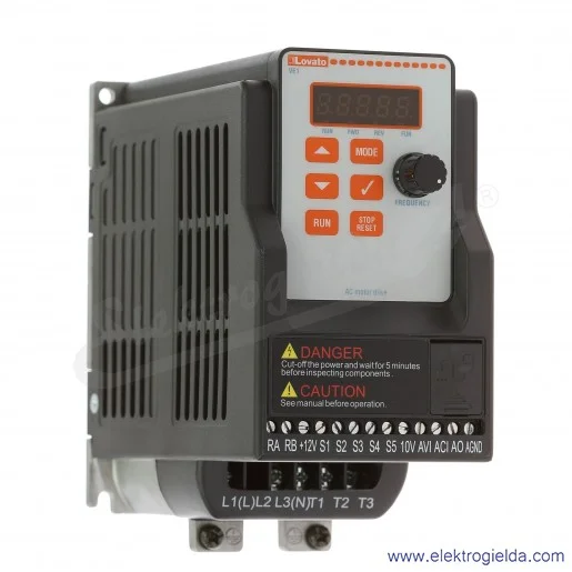Falownik skalarny VE104A240, 0.4KW, 200...240VAC Falownik skalarny VE104A240, 0.4KW, 200...240VAC