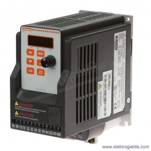 Falownik skalarny VE104A240, 0.4KW, 200...240VAC Falownik skalarny VE104A240, 0.4KW, 200...240VAC