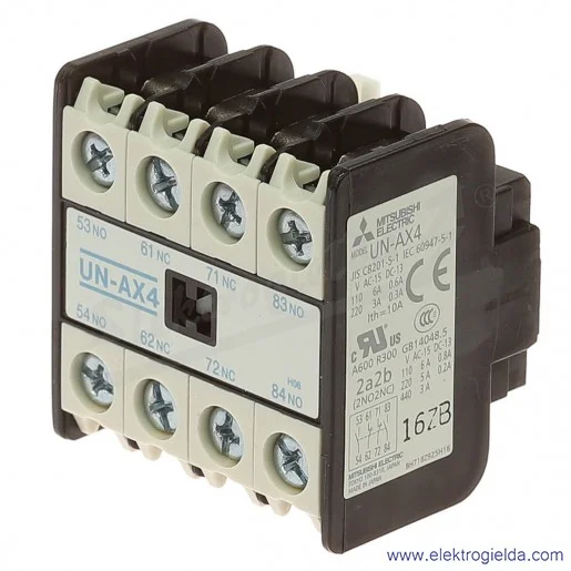 Styk pomocniczy 52629, UN-AX4CX, 2A2B Styk pomocniczy 52629, UN-AX4CX, 2A2B