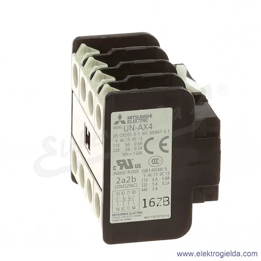 Styk pomocniczy 52629, UN-AX4CX, 2A2B Styk pomocniczy 52629, UN-AX4CX, 2A2B