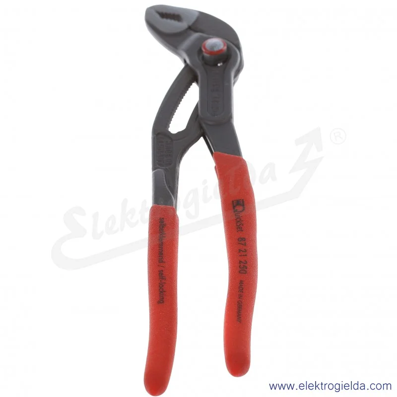 Szczypce 87 21 250 Cobra QuickSet z funkcją dosuwania, do rur zakres 50mm