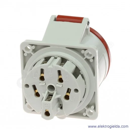Gniazdo tablicowe 3451 5x32A 400V proste IP44