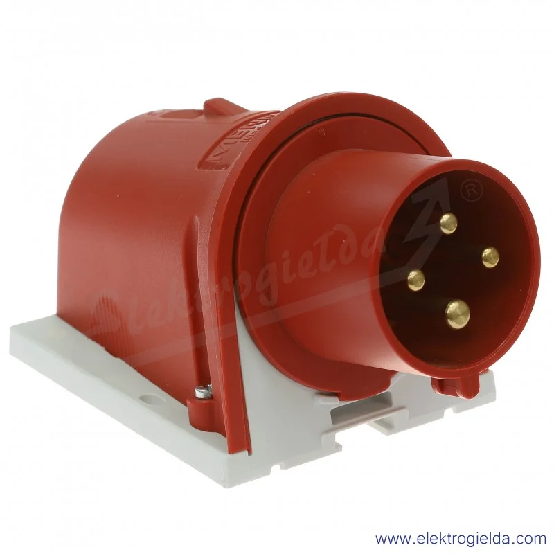 Wtyczka stała odbiornikowa 803 4x32A 400V IP44