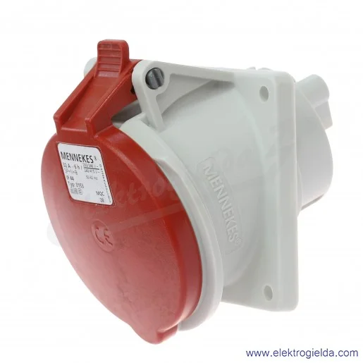 Gniazdo tablicowe 3153 5x32A 400V skośne IP44