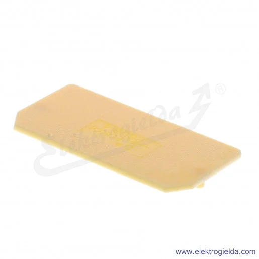 Płytka skrajna A41-2101, PSUB-4, żółta, 1.2mm, ZUG-G21...24